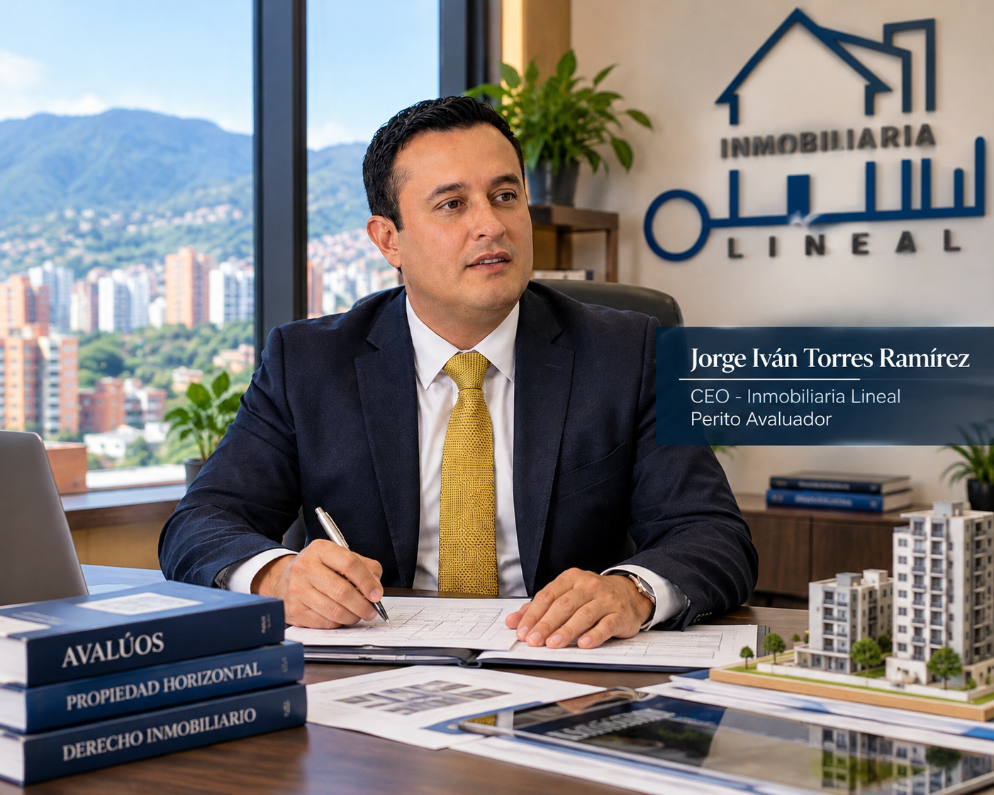 Jorge Iván Torres Ramírez, CEO y perito avaluador de Inmobiliaria Lineal