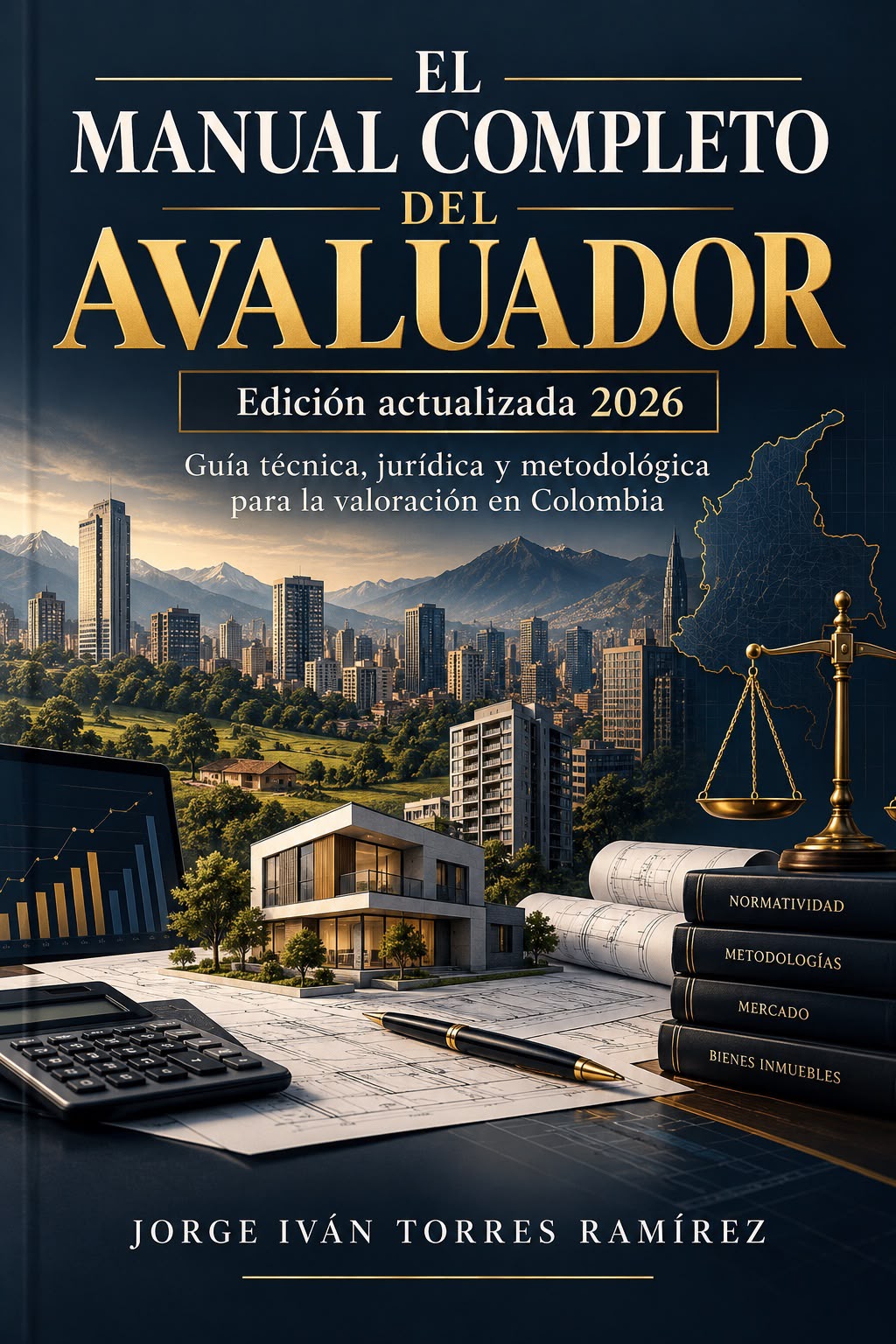 Portada de El manual completo del avaluador, edición actualizada 2026, de Jorge Iván Torres Ramírez